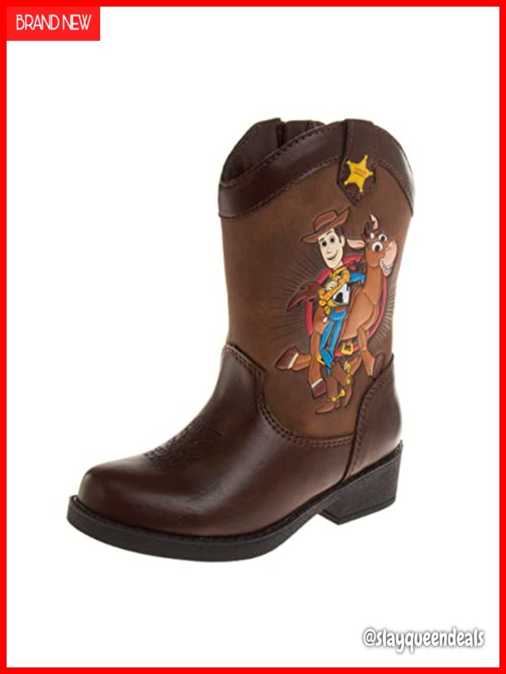 Kids Cowboy Boots Faux Leather Western Woody Jessie Toy Story Boots